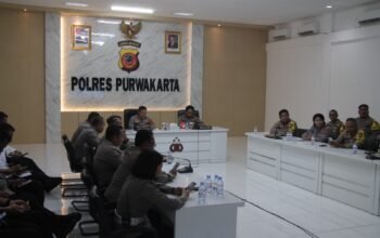 Polres Purwakarta Ikuti Anev TW III Tahun 2025, Program Beyond Trust Presisi