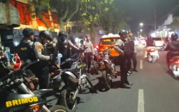 Antisipasi Kerusuhan Susulan,Patroli Skala Besar Digelar Setiap Hari Oleh Polres Kediri Kota