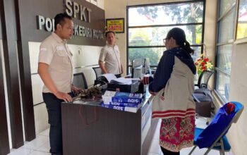 Pasca Aksi Anarkis, Pelayanan SPKT di Polres Kediri Kota Tetap Berjalan Normal dan Warga Mulai Berdatangan