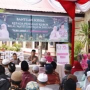 Kapolres Langkat dan Bhayangkari Salurkan 150 Paket Sembako Untuk Bilal Mayit, Penggali Kubur, dan Kaum Duafa