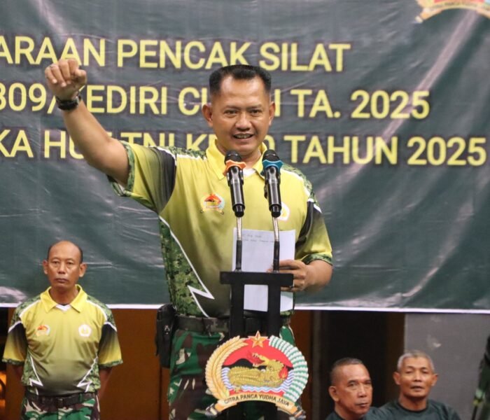 Sukses Kejuaraan Pencak Silat Dandim 0809/Kediri Cup III 2025, Resmi Ditutup.