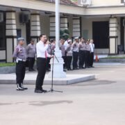 Kasat Reskrim Pimpin Apel Pagi, Tekankan Pentingnya Kepercayaan Publik dan Penanganan Provokator