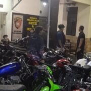 Polisi Amankan 14 Unit Motor Diduga Terlibat Bali di Kedungkandang Kota Malang