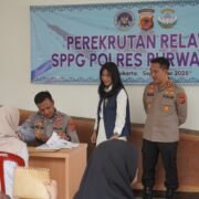 Kapolres Purwakarta Cek Rekrutmen Relawan Dapur SPPG Untuk Dukung Pemenuhan Gizi