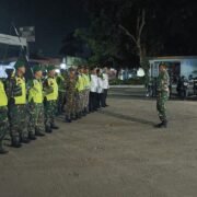 “Koramil 0809-14/Plosoklaten Gelar Patroli Kolaborasi Dengan Banser dan GP Ansor”