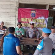 Program Quick Wins Presisi, Program Jum’at Curhat di Wilkum Polsek Salapian Kab. Langkat.