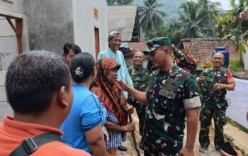 Dandim 0607/Kota Sukabumi Tinjau Progres Pembangunan Rutilahu di Desa Bojongkembar.