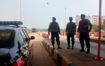 Polres Purwakarta Perketat Pengamanan di Gerbang Tol Untuk Jaga Kamtibmas
