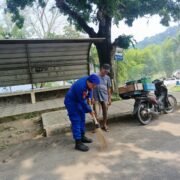 Sat Polairud Polres Purwakarta Gelar Aksi Bersih-Bersih di Objek Wisata Jatiluhur, Wujud Peduli Lingkungan