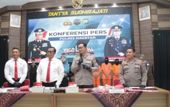 Polres Magetan Berhasil Amankan Komplotan Perampok Spesialis Minimarket