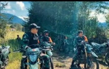 Pastikan Aktivitas Masyarakat Lancar, Kodim 1717/Puncak Perkuat Patroli Bermotor