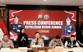 Polres Jember Berhasil Bongkar Sindikat Curanmor Amankan Tiga Tersangka dan 23 Motor Curian
