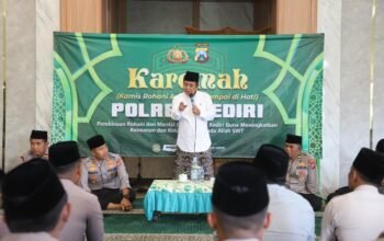 Karomah Jadi Penguat Spiritual Anggota Polres Kediri