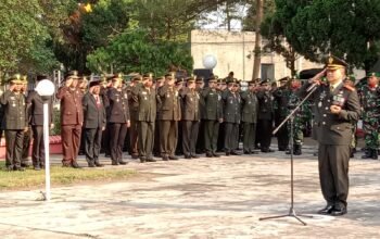 Polres Kediri Kota Hadiri Ziarah Nasional HUT TNI ke-80, Wujudkan Sinergitas TNI–Polri