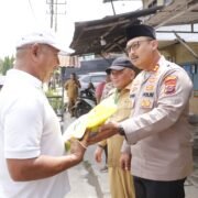 Menjaga stabilitas dan mencegah terjadinya Implasi Polres Langkat secara bertahap terus Salurkan Beras Murah ke Pada Masyarakat.