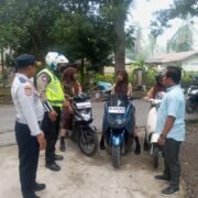 Satlantas Polres Langkat Dekat Dengan Pelajar, Wujudkan Generasi Muda Tertib Berlalu Lintas