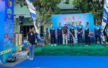 Kapolres Kediri Ikuti Wira Yudha Fun Run 8K, Wujud Sinergitas TNI-Polri di Momen HUT ke-80 TNI
