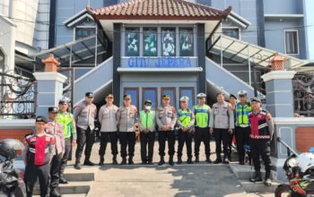 Pleton Siaga Polres Jepara Gelar Patroli Libur Akhir Pekan