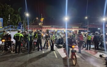 Gelar KRYD Polres Kediri Kota Amankan Ranmor Tidak Sesuai Spektek