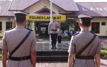 Kapolres Langkat Pimpin Serah Terima Jabatan Kasat Reskrim, Dua Kapolsek, Kasat Tahti Serta Kasiwas dan Kasikum Polres Langkat