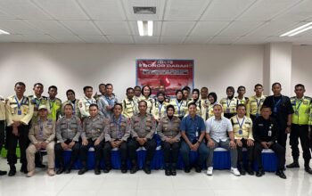 Kolaburasi Polres Pasuruan dan Satpam Mengadakan Donor Darah Dalam Rangkan HUT Satpam Ke-45