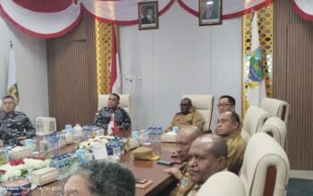 Tingkatkan Sinergi, Dankodaeral X dan Pemda Papua Tengah Bahas Penguatan Program Maritim di Nabire