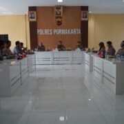 Kapolres Purwakarta Sambut Tim STIK Lemdiklat Polri Laksanakan Penelitian dan Supervisi di Polres Purwakarta