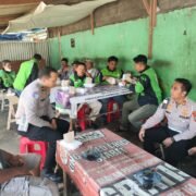 Sambang Pangkalan Ojek dan Betor Kasat Lantas Polres Langkat Ajak Komunitas Driver Wujudkan Zero Kecelakaan