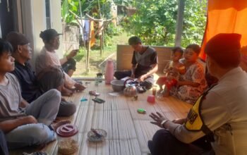 Lewat Silaturahmi Kamtibmas, Polsek Plered Ajak Warga Jauhi Judol