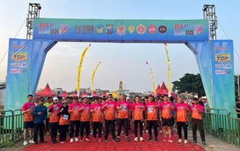 Meriah! Kapolres Kediri Hadir Ramaikan Pare Run 2025