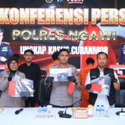 Kurang dari 24 Jam, Polres Ngawi Berhasil Ungkap Kasus Curanmor 17 TKP Lintas Provinsi