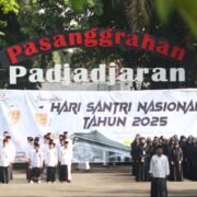 Santri Siap Mengawal Indonesia Menuju Peradaban Dunia, Kapolres Purwakarta Hadiri Apel Hari Santri 2025