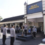 Kapolres Kediri Kota Kukuhkan Pamapta, Tegaskan Kehadiran Polisi Harus Dirasakan Masyarakat