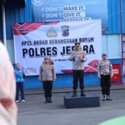 Kapolres Jepara Pimpin Apel Akbar Kebangsaan