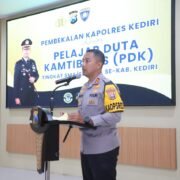 Bangun Kesadaran Pelajar, Polres Kediri Gelar Pembekalan Duta Kamtibmas