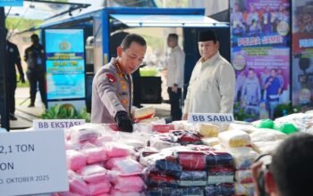 Prabowo Apresiasi Upaya Polri Cegah Peredaran Narkoba di RI