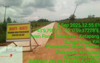 Diduga Cacat Mutu,Pekerjaan Rekontruksi Peningkatan Ruas Jalan Tanjung Pura Kecamatan Muara Pawan Kabupaten Ketapang