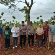 Polsek Purwakarta Kota Ajak Petani Motekar Menanam Jagung di Lahan Perhutani Cigelam