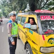 Polres Langkat Gencarkan Sosialisasi Operasi Zebra Toba 2025