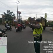 Dua ratus personil Polres Langkat dan Polsek sejajaran, diterjunkan Untuk Pos Padat Pagi (Strong Point)