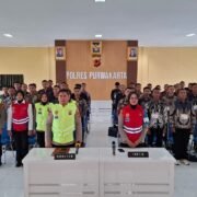Polres Purwakarta Laksanakan Pengambilan Sumpah dan Penandatanganan Pakta Integritas Bintara Brimob 2026 Secara Virtual