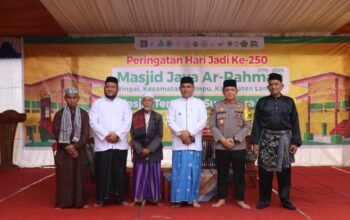 Waka Polres Langkat Hadiri Peringatan 250 Tahun Masjid Jaya Ar-Rahman, Masjid Tertua di Sumatera Utara