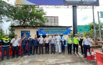 Operasi Zebra Lodaya 2025, Sat Lantas Polres Purwakarta Gelar Rampcheck dan Pemeriksaan Kesehatan Pengemudi di Pos Cikopo