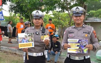 Satlantas Polres Jepara Hadirkan Art Policing di Pantai Kartini Untuk Dukung Ops Zebra Candi 2025