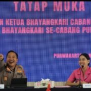 Kapolres Purwakarta Bersama Ketua Bhayangkari Ajak Anggota Hidup Sederhana dan Dukung Tugas Suami
