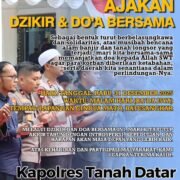 Kapolres Tanah Datar Ajak Masyarakat Do’a Bersama Pada Penghujung Tahun 2025