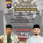 Kapolda Irjen Pol Gatot Tri Suryanta Gelar Shalat Jenazah dan Do’a Bersama Untuk Korban Banjir Sumatera Barat