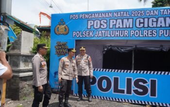 Pastikan Kesiapan Pengamanan Natal dan Tahun Baru, Kapolres Purwakarta Cek Pos PAM Ciganea Dekat Gerbang Tol Jatiluhur