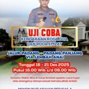 Jalur Padang Panjang–Padang via Lembah Anai Mulai Diuji Coba Untuk Kendaraan Roda Empat