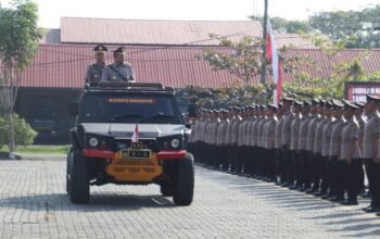Kapolda Sumut Pimpin Upacara Penutupan dan Pelantikan 150 Bintara Polri di SPN Hinai